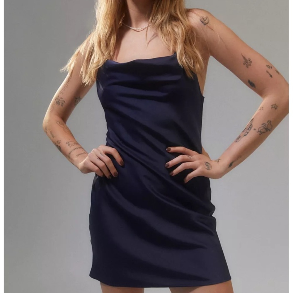 Never worn UO Mallory Cowl Neck Slip Dress